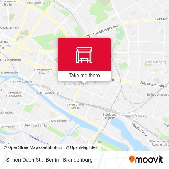 Карта Simon-Dach-Str.