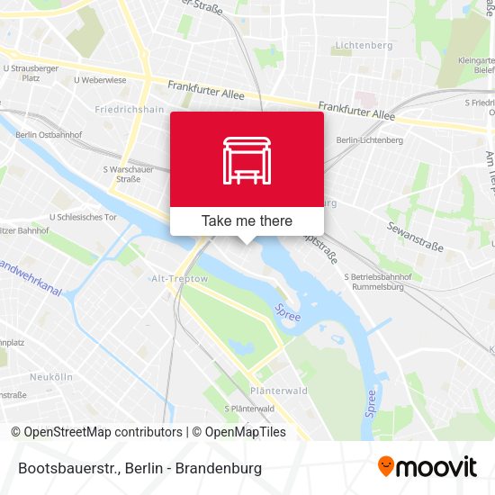 Карта Bootsbauerstr.