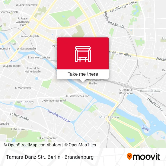 Карта Tamara-Danz-Str.