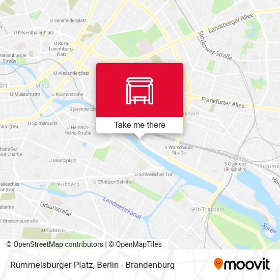 Карта Rummelsburger Platz