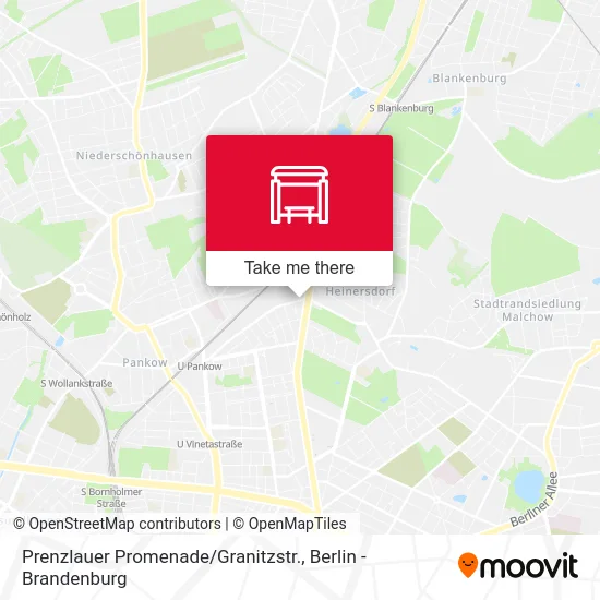 Prenzlauer Promenade / Granitzstr. map