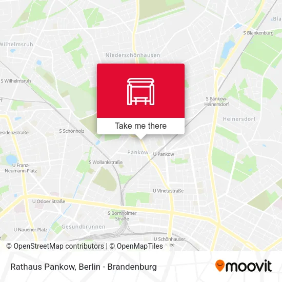Карта Rathaus Pankow