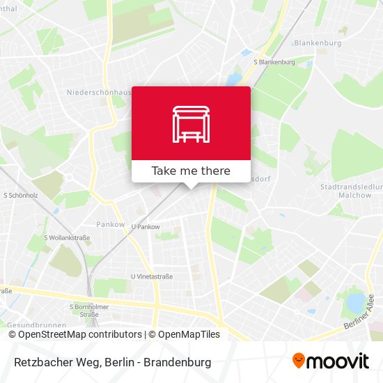 Retzbacher Weg map