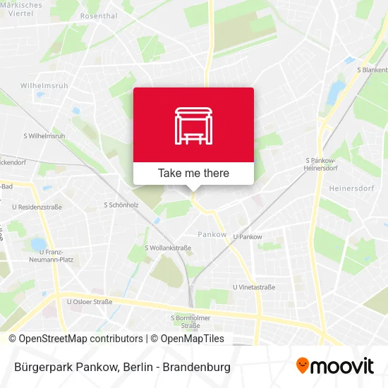 Карта Bürgerpark Pankow