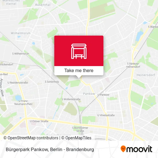 Карта Bürgerpark Pankow