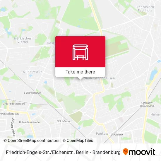 Карта Friedrich-Engels-Str. / Eichenstr.