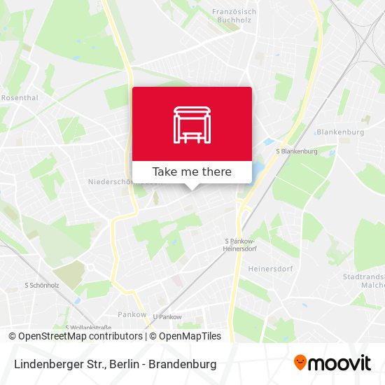 Lindenberger Str. map