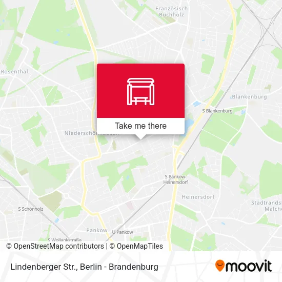 Карта Lindenberger Str.