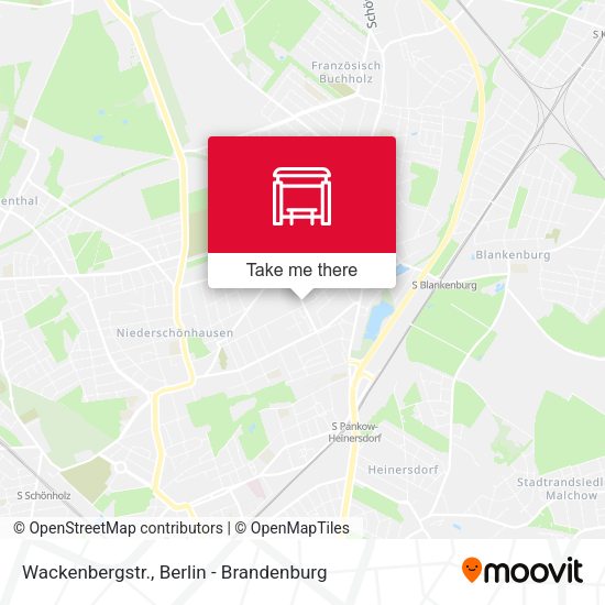 Карта Wackenbergstr.