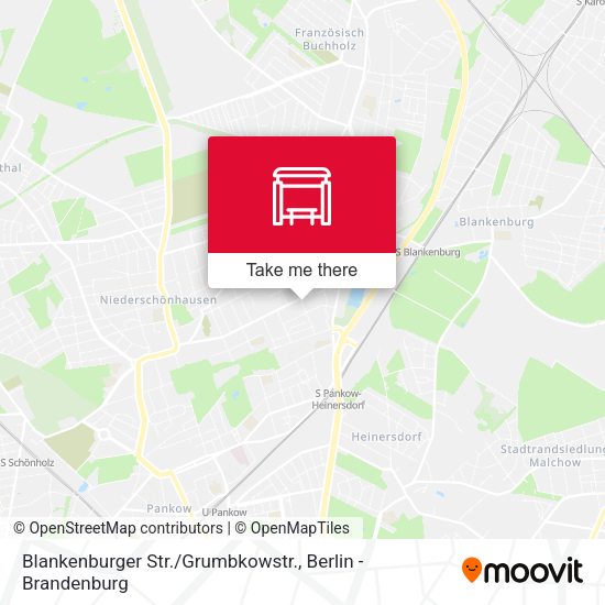 Карта Blankenburger Str. / Grumbkowstr.