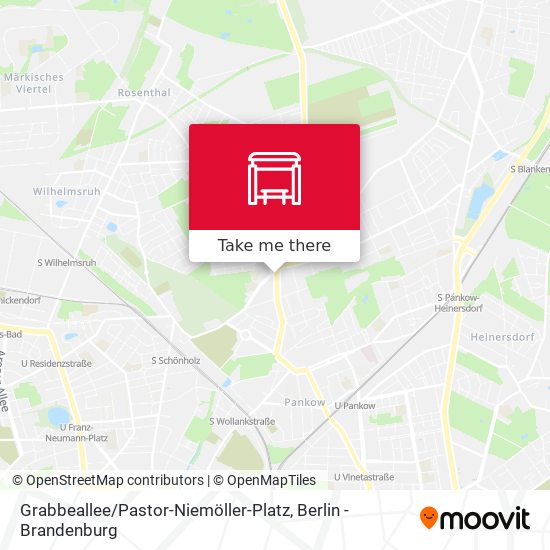 Карта Grabbeallee / Pastor-Niemöller-Platz