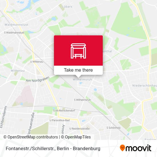 Карта Fontanestr./Schillerstr.