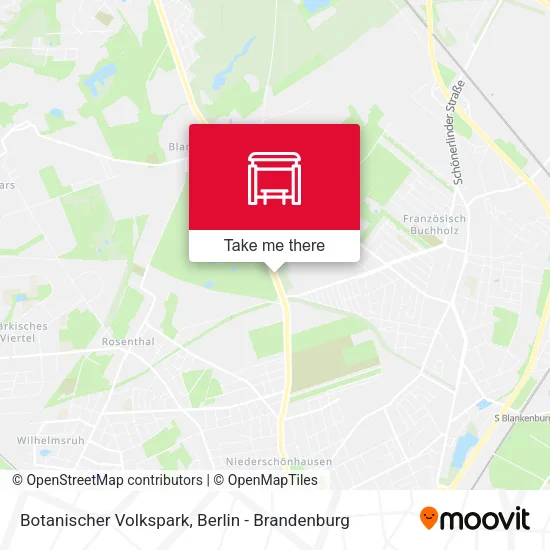 Карта Botanischer Volkspark