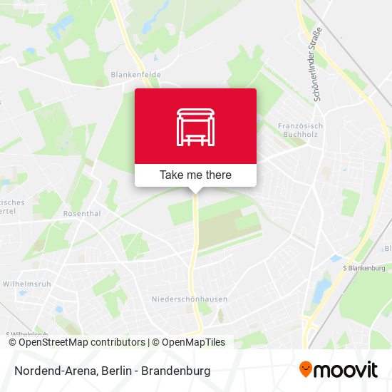 Nordend-Arena map
