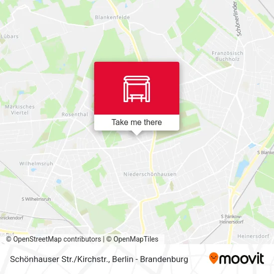 Карта Schönhauser Str./Kirchstr.
