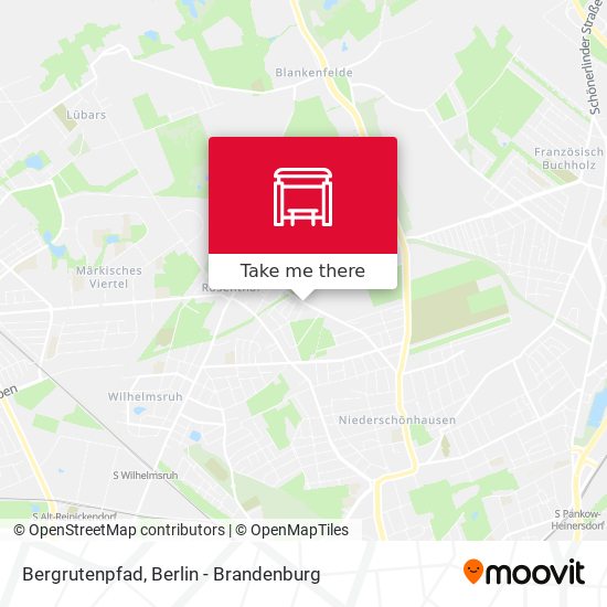 Bergrutenpfad map