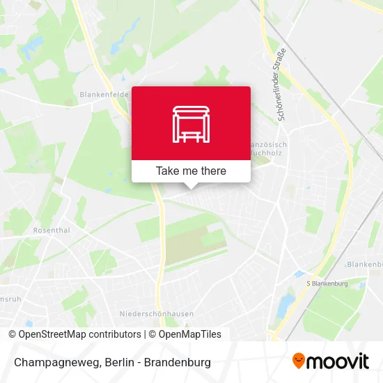 Карта Champagneweg