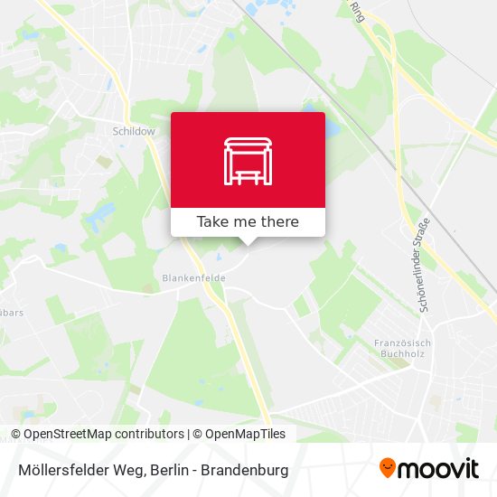 Möllersfelder Weg map