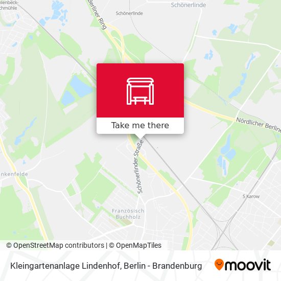 Kleingartenanlage Lindenhof map