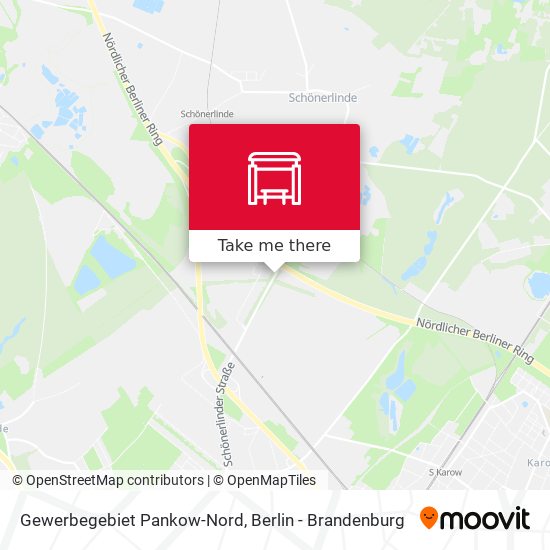 Gewerbegebiet Pankow-Nord map