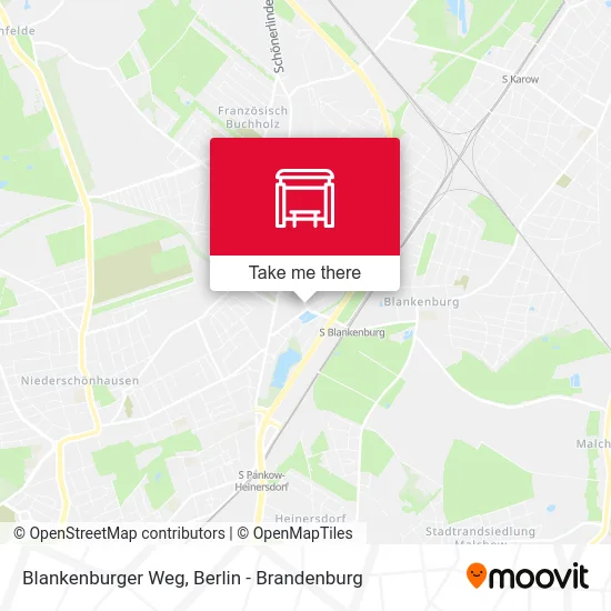 Blankenburger Weg map