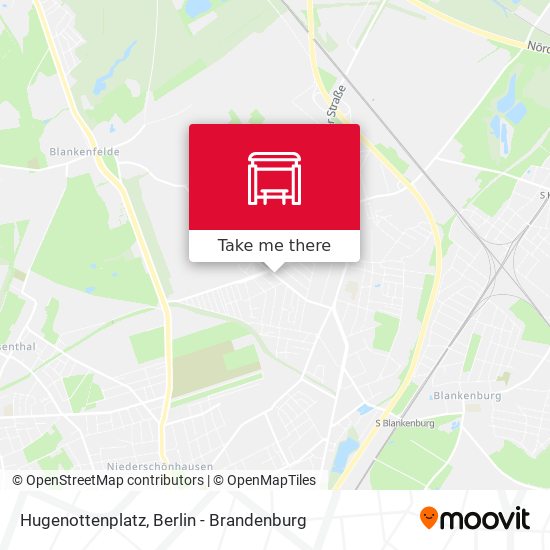 Hugenottenplatz map