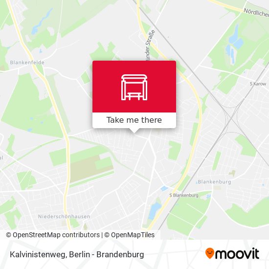 Kalvinistenweg map