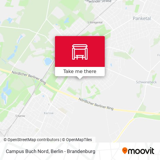 Campus Buch Nord map