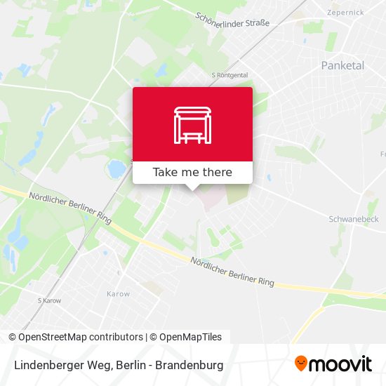 Lindenberger Weg map