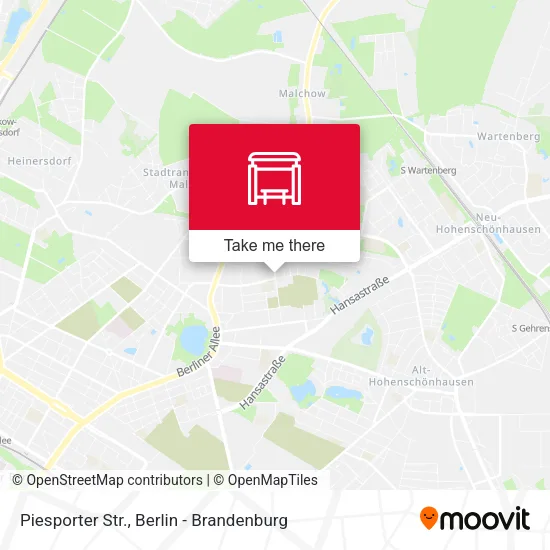 Карта Piesporter Str.