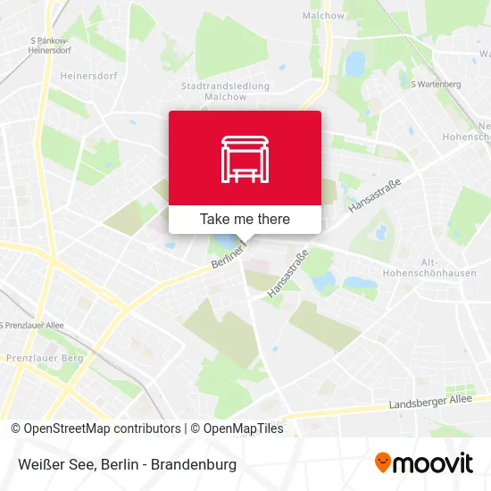 Карта Weißer See