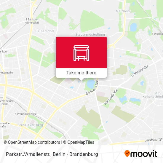 Карта Parkstr./Amalienstr.