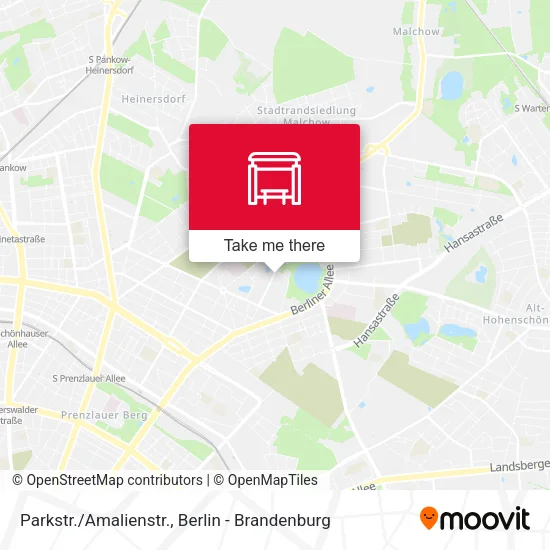 Карта Parkstr./Amalienstr.