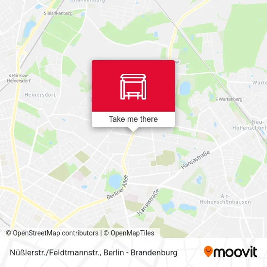 Карта Nüßlerstr./Feldtmannstr.