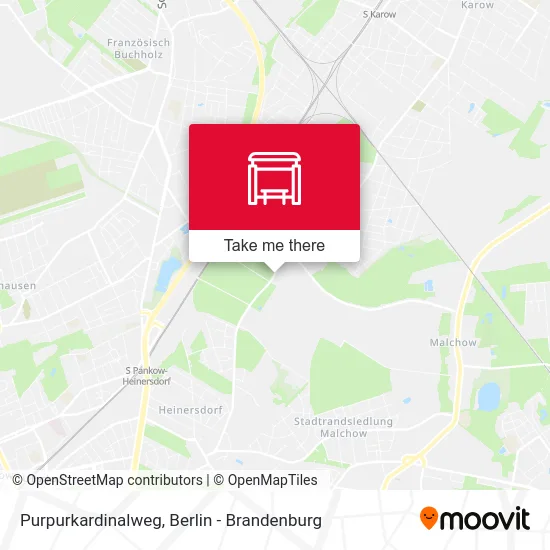 Purpurkardinalweg map