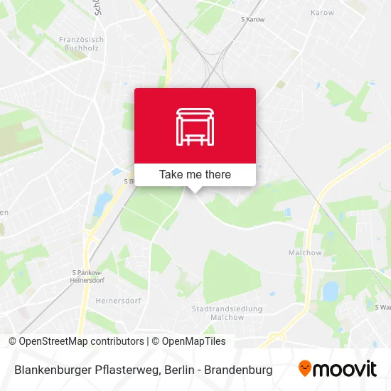 Blankenburger Pflasterweg map
