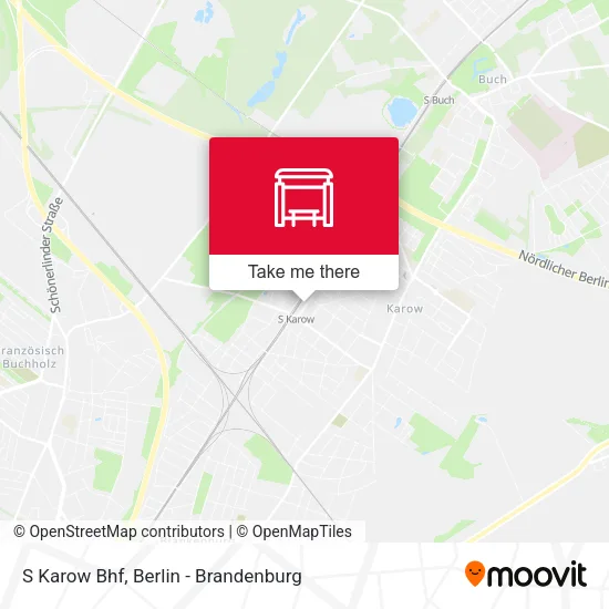 Карта S Karow Bhf