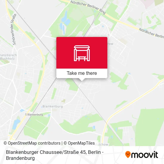 Blankenburger Chaussee / Straße 45 map