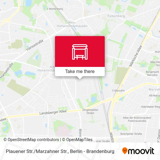 Карта Plauener Str./Marzahner Str.