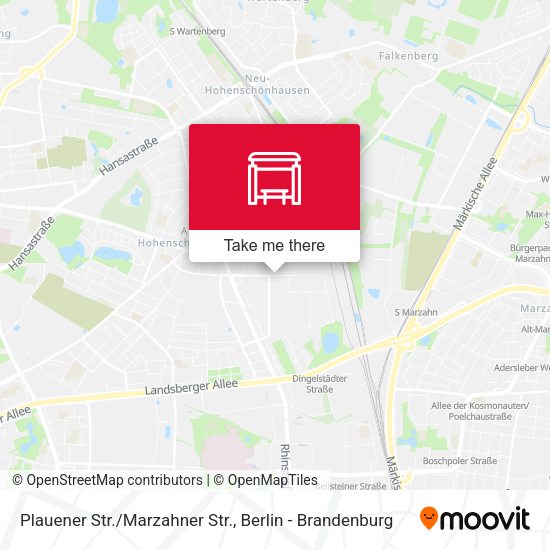 Карта Plauener Str./Marzahner Str.