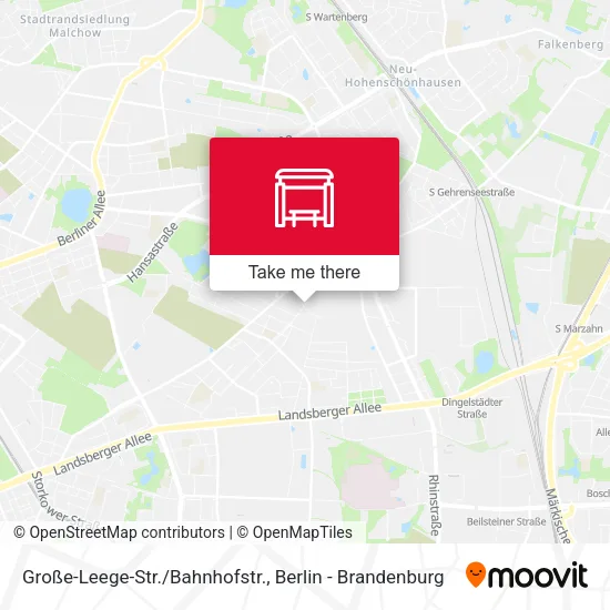 Карта Große-Leege-Str./Bahnhofstr.