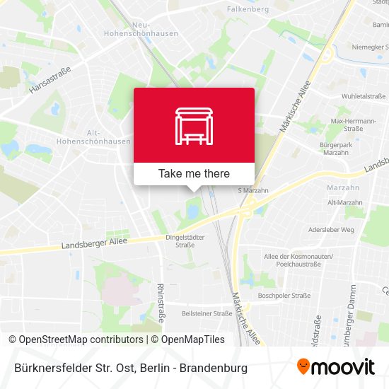 Карта Bürknersfelder Str. Ost