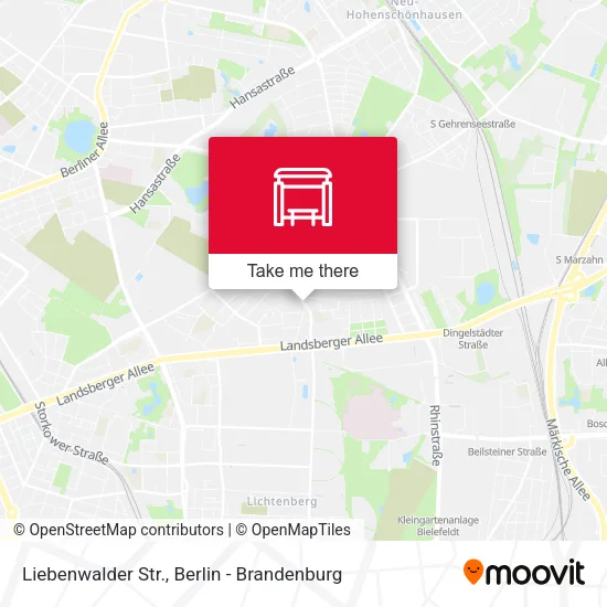 Карта Liebenwalder Str.