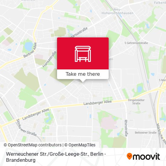 Werneuchener Str. / Große-Leege-Str. map