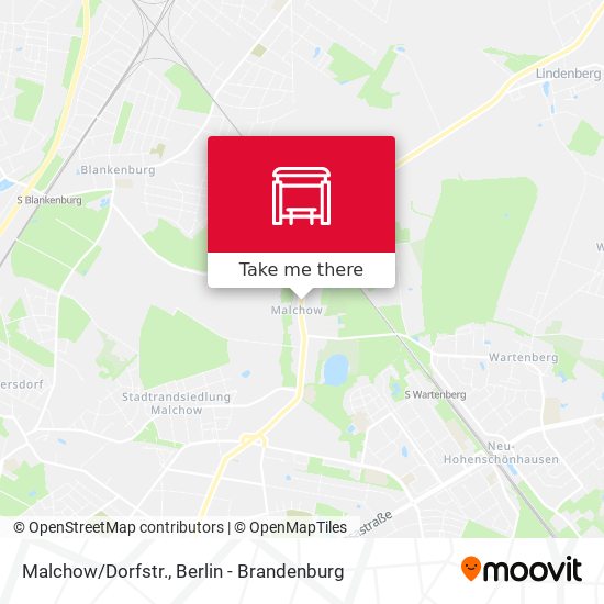 Malchow/Dorfstr. map
