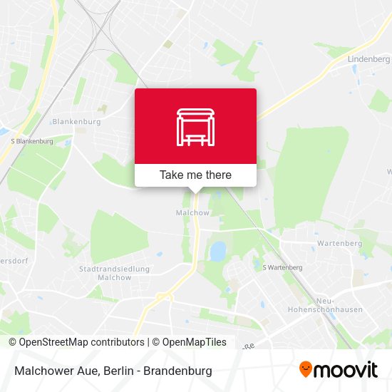 Malchower Aue map