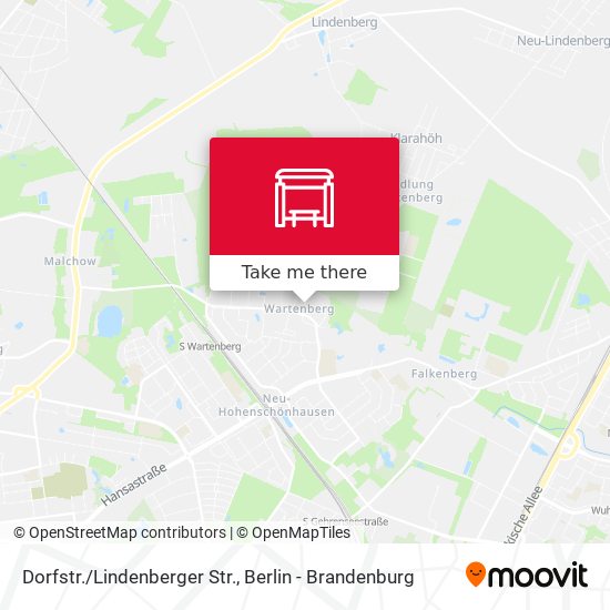 Dorfstr./Lindenberger Str. map