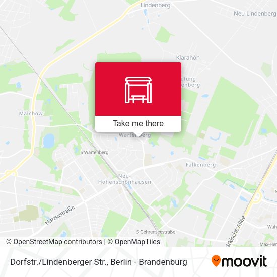 Карта Dorfstr./Lindenberger Str.