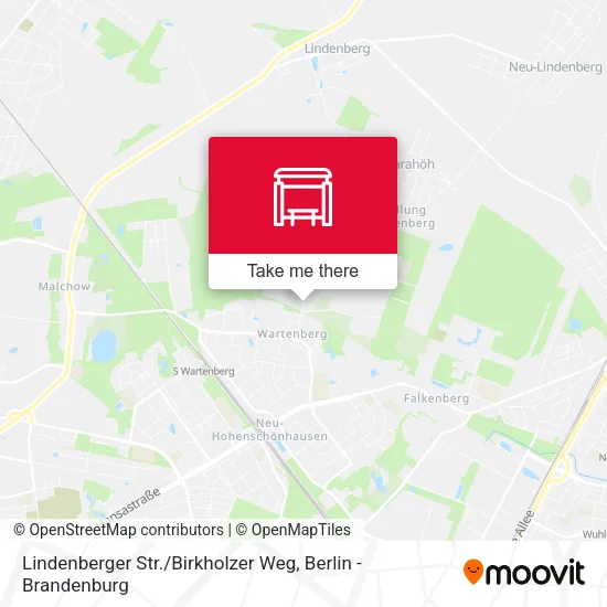 Карта Lindenberger Str. / Birkholzer Weg