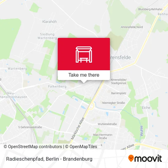 Карта Radieschenpfad